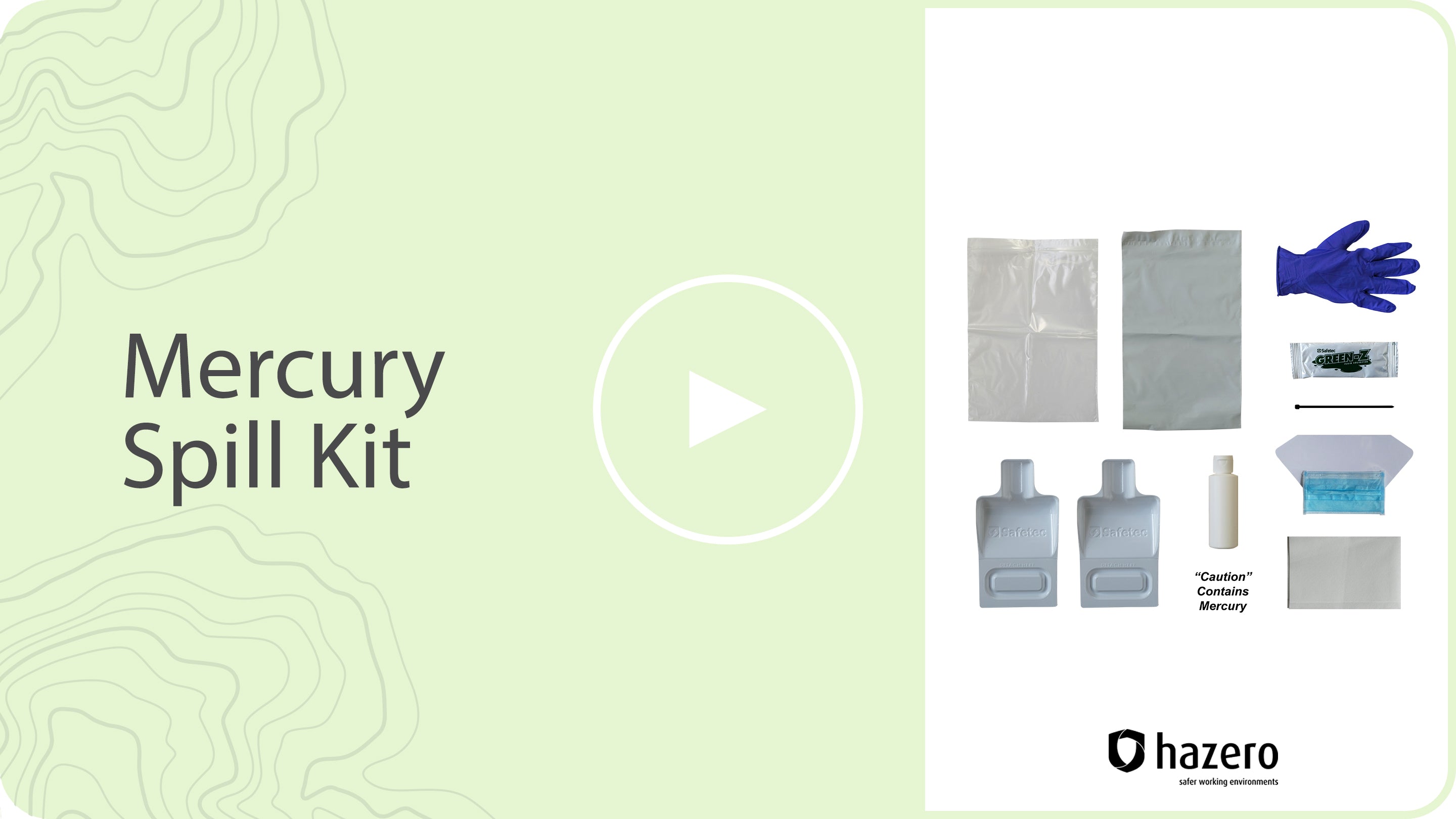 Mercury Spill Kit - Product Overview – Hazero